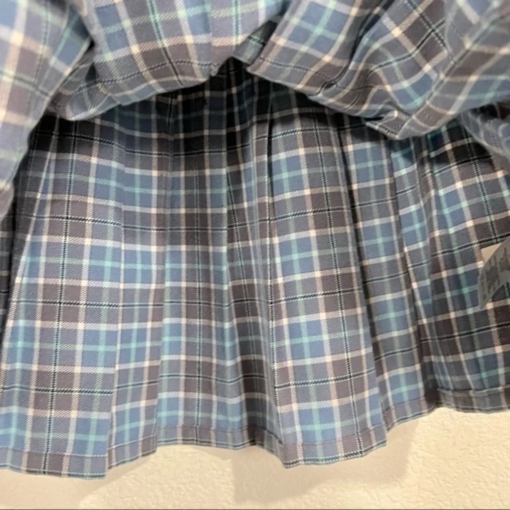 Aeropostale Plaid Pleated Micro Mini Skirt Size XS